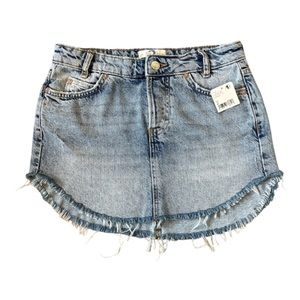 FreePeople Denim Mini Skirt | Sky High Mini Skirt